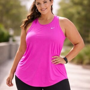 Nike Dri-FIT Women’s Pink Training Tank Top Size 3X NWT  DX0602-675